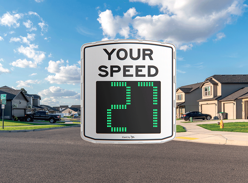 evolis mobility portable radar speed sign