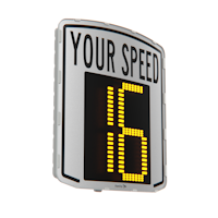 EVOLIS XL white Speed Radar Sign 