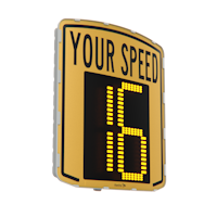 EVOLIS XL yellow Speed Radar Sign 