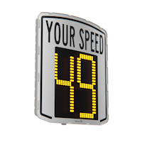 EVOLIS XL Speed Radar Sign white color